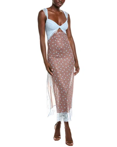 Free People Suddenly Fine Maxi Slip Dress In Neutral