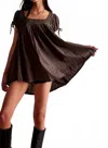Free People Summer Camp Tunic In Tarmac In Brown