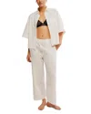 Free People Summer Sleeper Pajama Set In Optic White