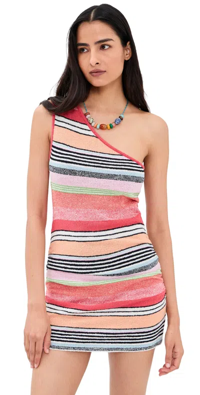 Free People X Free-est Sun Rays Sweater Mini Dress In Multi