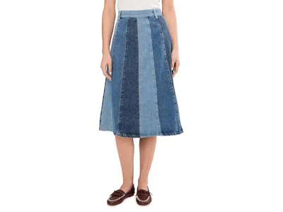 Free People Sunbeam Denim Midi In Blue