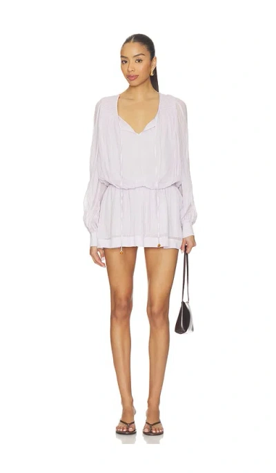 Free People Sunbeam Mini Dress In Purple