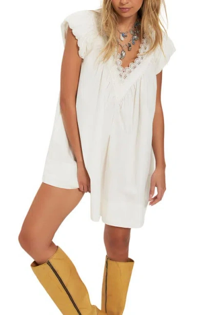 Free People Sundazed Mini Dress In White
