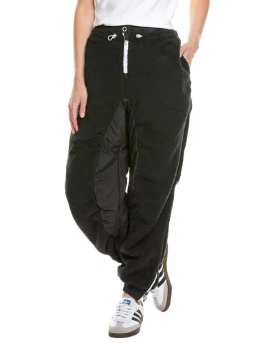 Free People Sundown Fleece Pant In Black