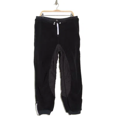 Free People Sundown Fleece Pants In Black