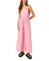 Free People Sparkling Moment Cotton Midi Sundress In Sugar Magnolia