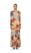 Free People Sunnei Maxi Dress In Multi