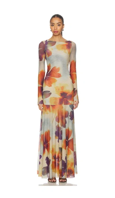Free People Sunnei Maxi Dress In Multi