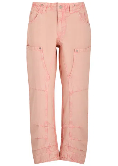 FREE PEOPLE FREE PEOPLE SUPERSONIC CROPPED STRAIGHT-LEG JEANS