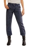 Free People Supersonic High Waist Slim Crop Jeans In Big Dipper
