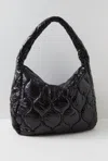 Free People Surplus Shine Carryall Tote Bag In Black Patent