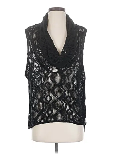 Pre-owned Free People Sweater Vest In Black