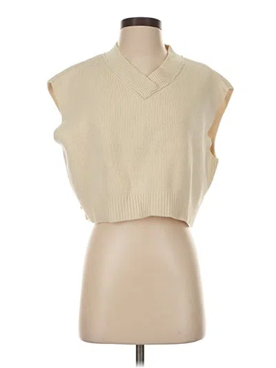 Pre-owned Free People Sweater Vest In Brown