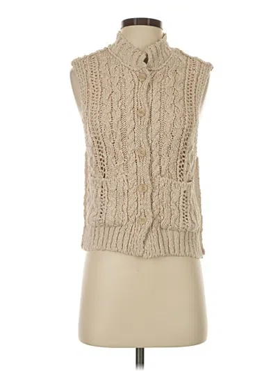 Pre-owned Free People Sweater Vest In Tan