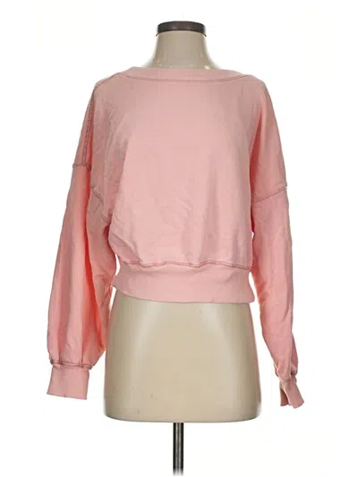 Pre-owned Free People Sweatshirt In Pink