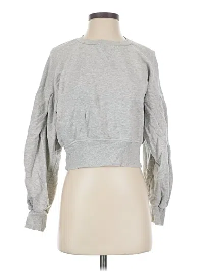 Pre-owned Free People Sweatshirt In Silver