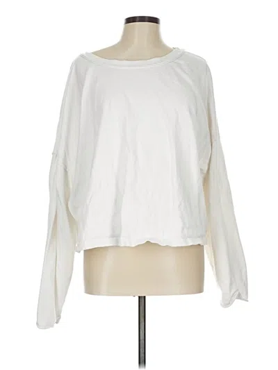 Pre-owned Free People Sweatshirt In White