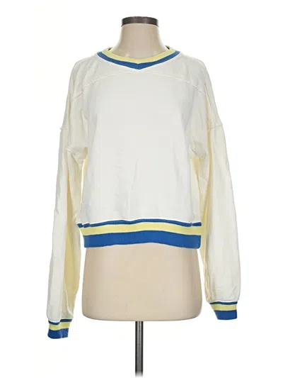 Pre-owned Free People Sweatshirt In White