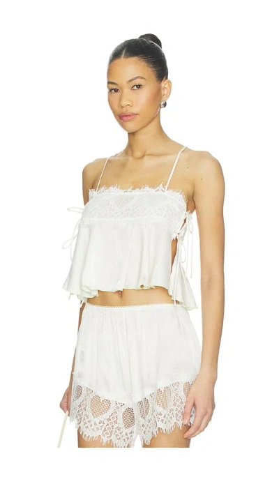 Free People Sweet Love Cami In White