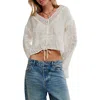 Free People Sweet Love Crop Shirt In Multi
