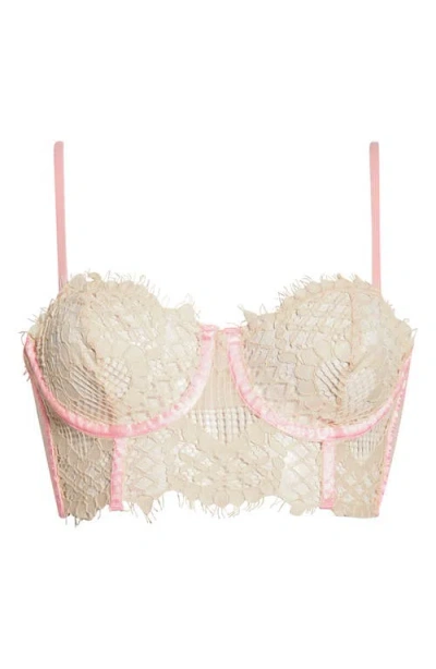 Free People Sweet Love Underwire Balconette Bra In Pink