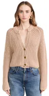 Free People Sweet Nothing Cardi Sandcastle In Sandcastle
