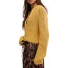 Free People Sweet Nothing Cotton Cardigan In Golden Eyes