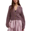 Free People Sweet Nothing Cotton Cardigan In Moonscape