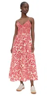 Free People Sweet Nothings Floral Print Sleeveless Maxi Sundress In Gardenia Combo