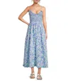 Free People Sweet Nothings Midi Dress In Blue In Blue