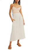 Free People Sweet Nothings Cotton Gauze Maxi Sundress In Multi
