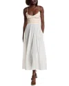 Free People Sweet Nothings Cotton Gauze Maxi Sundress In Ivory