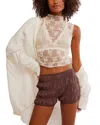 Free People Sweet On You Bloomers In Brown