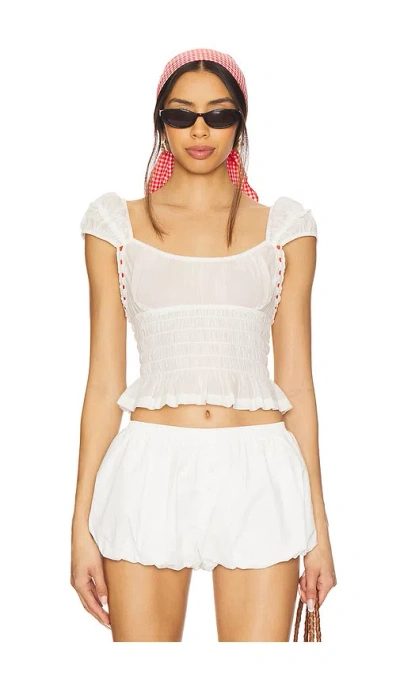 Free People Sweet On You Crop In White