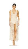 Free People Sweet Saloon Sleeveless Maxi In Neutral
