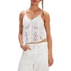 Free People Sweet Sammi Eyelet Embroidery Crop Top In Lucient White