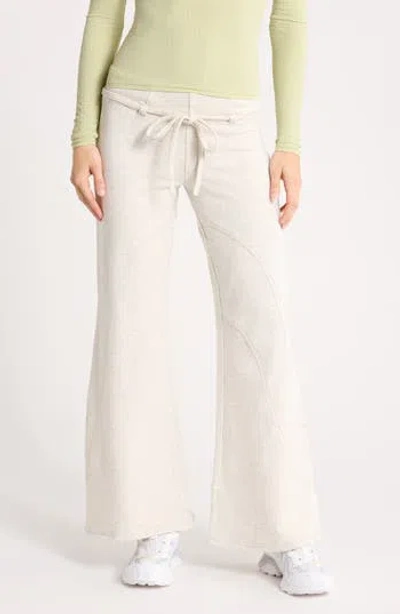 Free People Swing Around Flare Leg Pants In White