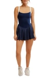 Free People Swing Of Things Mixed Media Tennis Dress