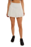 Free People Swing Of Things Pleated Skort In Neutral