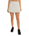 Free People Swing Of Things Pleated Skort In Neutral