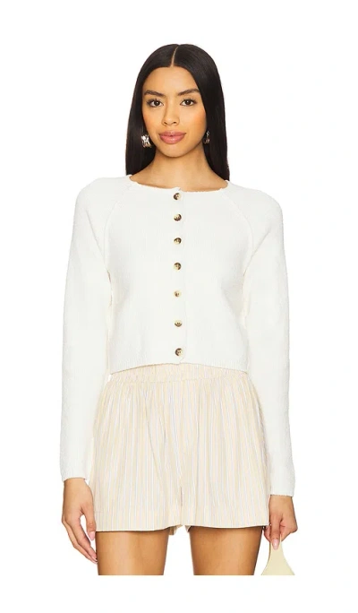 Free People Sydney Shrunken Cardi In White