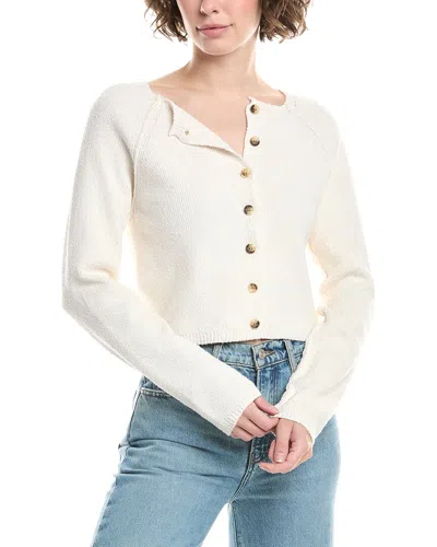 Free People Sydney Shrunken Cardigan In Neutral