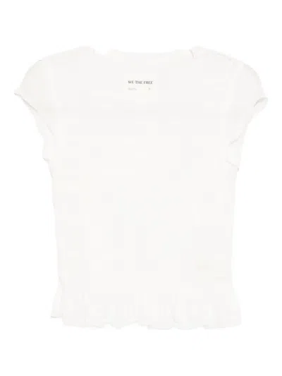 Free People Sylvie T-shirt In White