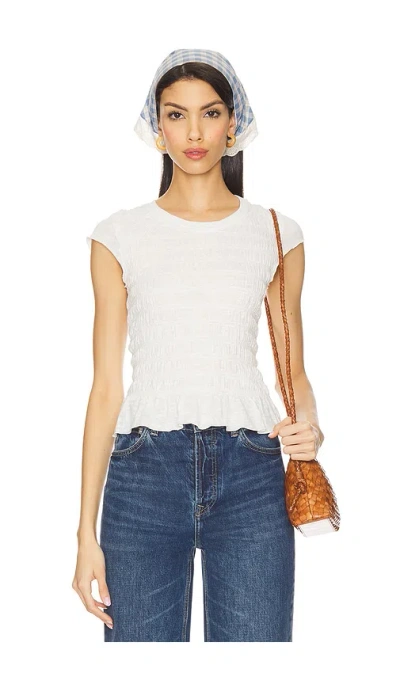 Free People Sylvie Tee In Ivory