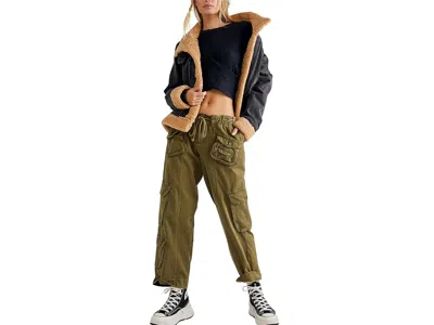 Free People Tahiti Cargo Pants In Green
