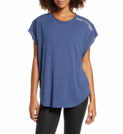 Free People Take A Hike Tee In Navy In Blue