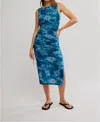 Free People Printed Take Me Away Midi Dress