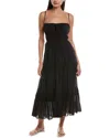 Free People Taking Sides Maxi Dress In Black