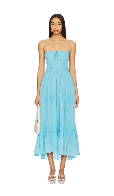 FREE PEOPLE TAKING SIDES MAXI DRESS