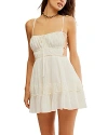 FREE PEOPLE TAKING SIDES MINI DRESS